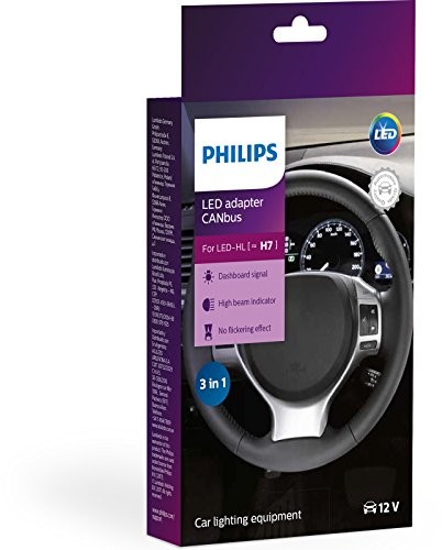 Philips 18952 °C2 Canbus LED adapter (H7), Set of 2 18952C2