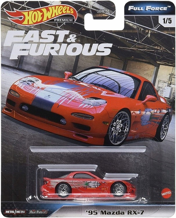 Mattel Fast & Furious 95 Mazda RX-7 GJR76