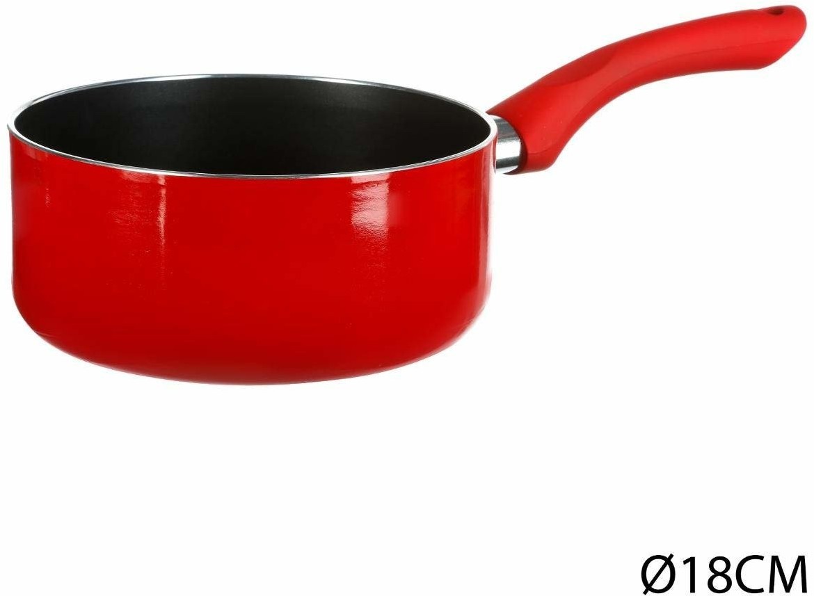 Secret de Gourmet Rondel kuchenny z rączką alumium garnek 18 cm kolor czerwony B01EJW19Y0