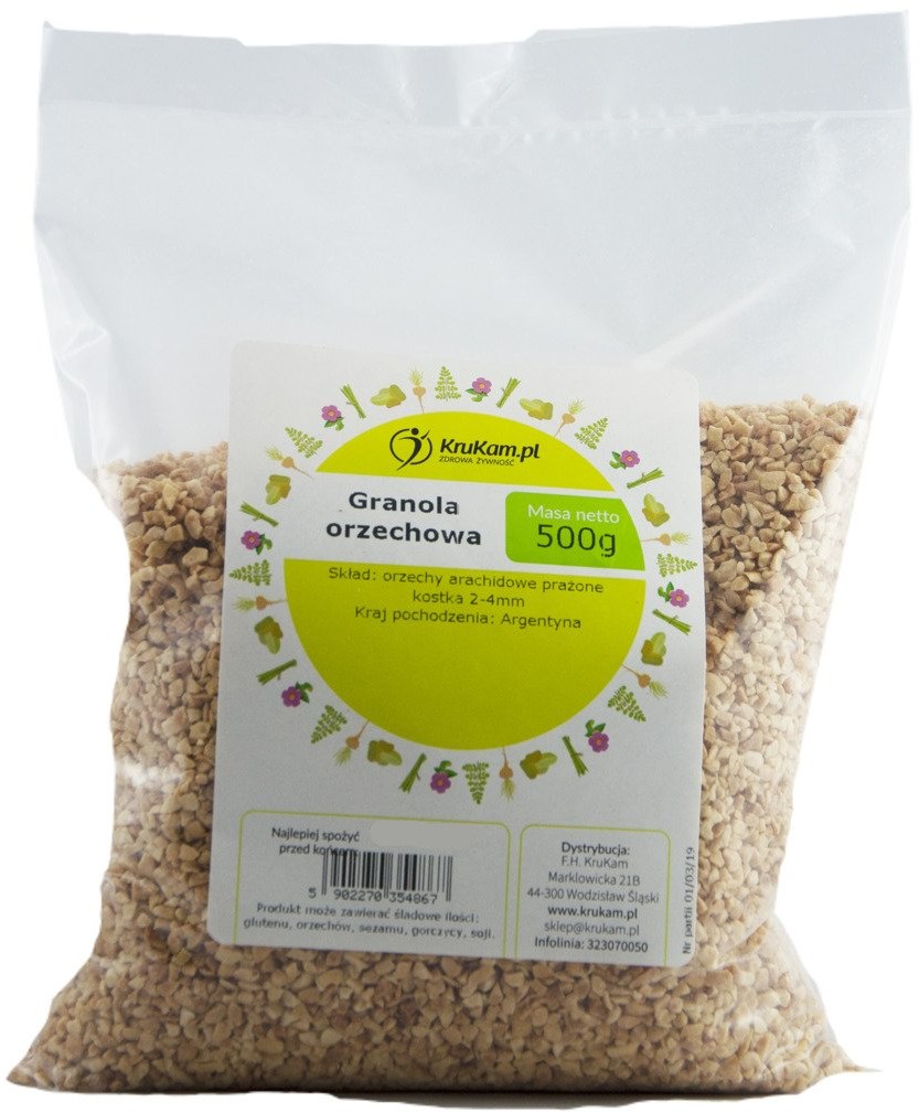 KruKam Granola orzechowa 500g