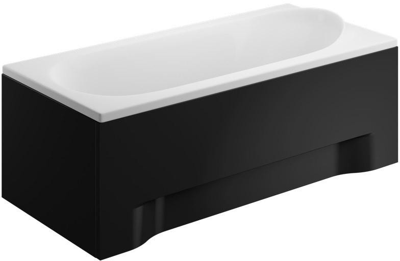 Polimat Medium obudowa akrylowa do wanny prostokątnej - panel boczny, kolor czarny 75cm 00860 00860