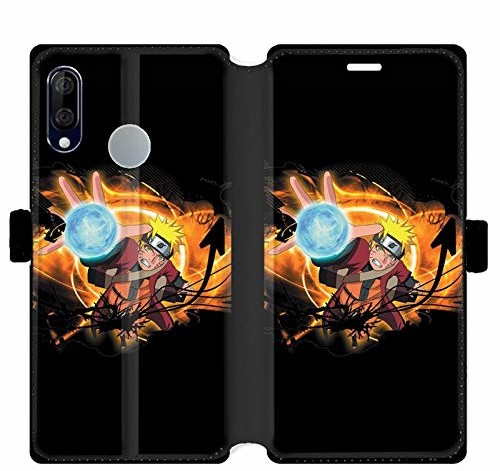 Wiko Cokitec Pokrowiec ochronny do View 3 Lite Manga Naruto, skóra, czarny 81247