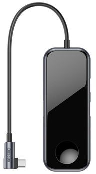 Apple Baseus Baseus Adapter Hub Usb Typ C Na 2x Usb 3.0 Hdmi Mini Jack Usb Typ C Pd Do Macbook Pc + ładowarka Qi Do Watch Szary cahub-dz0g) 177690_50832 [12118385]