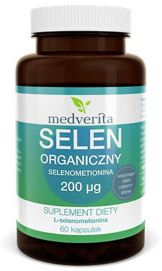 Medverita Medverita, Selen Organiczny, 60 kapsułek