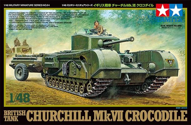 Tamiya Brytyjski czołg ciężki z miotaczem ognia Churchill Mk.VII Crocodile 32594