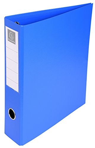 Exacompta pierścieniowy, A4, 4 pierścienie, 50 MM, karton kaschierter PVC/PU, XXL, niebieska 51742E