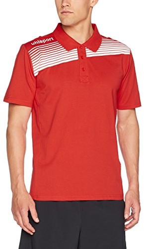 Uhlsport odzież Teamsport ligi 2 koszulka polo, wielokolorowa, XXXL 100213801_rot/weiß_XXXL
