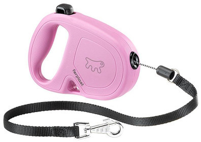 Ferplast Flippy One Cord S Smycz automatyczna Linka 4.5 m Różowy