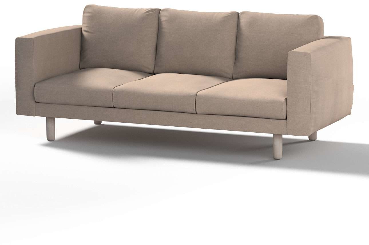 Dekoria pl pl Pokrowiec na sofę Norsborg 3-osobową beżowo-szary 213 x 88 x 85 cm Etna 1022-705-09