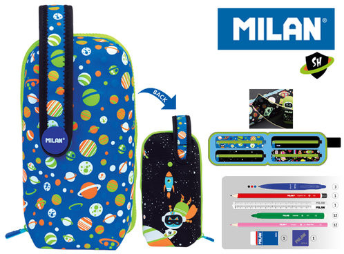MILAN Multipiórnik z 4 piórnikami Super Heroes planety 08872SSBB