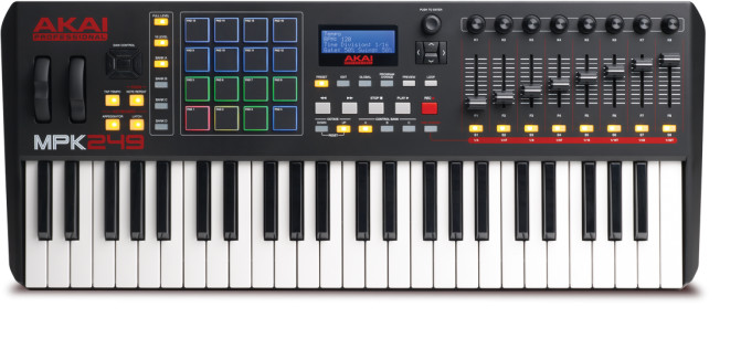 AKAI Professional MPK 249 - Kontroler + kurs domowe studio nagrań 18267