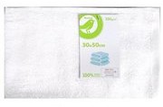 Auchan - Ręcznik biały, 300 g/m2, wym: 30 x 50 cm