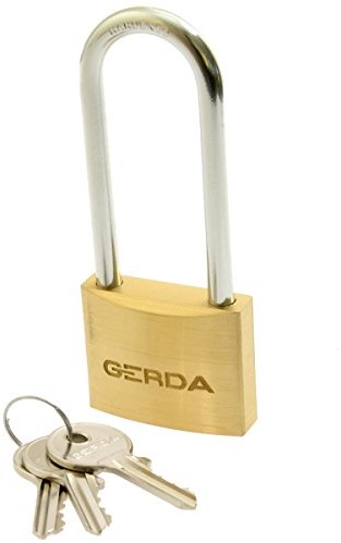 SPARTA Sparta KD-WA-115 szekla S50 Kłódka z mosiądzu z 80 MM