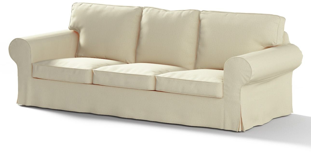 Dekoria Pokrowiec na sofę Ektorp 3-osobową rozkładaną kremowy szenil 218 x 88 x 88 cm Chenille 795-702-22