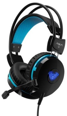 Acme Aula Succubus Gaming Czarno-niebieskie