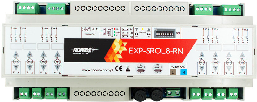 Ropam EXP-SROL8-RN sterownik rolet i żaluzji fasadowych