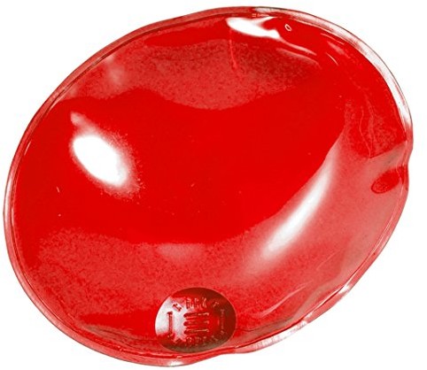 eBuyGB Ogrzewacz do dłoni ebuygb Pack firmy 4 Instant ogrzewanie Gel  poduszka rozgrzewająca wielokrotnego użytku, czerwony 1209125-4a