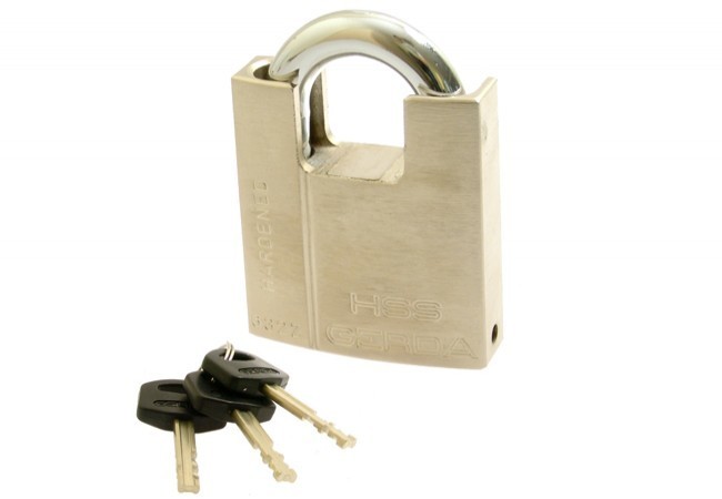 Gerda Kłódka HSS 632 pałąk kryty , 3kl. atest kl.4