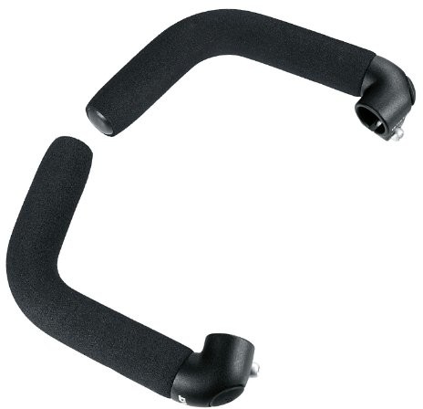 ergotec Ergotec uchwyt bar Ends Touring-L/Aluminum al6061 T6 z miękką powłoką, czarno-Piaskowy, 50010001 191932