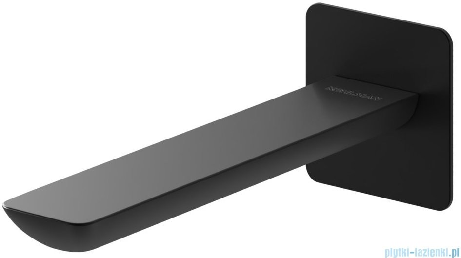 KOHLMAN wylewka wody 20 cm czarny mat QW230EB W magazynie)