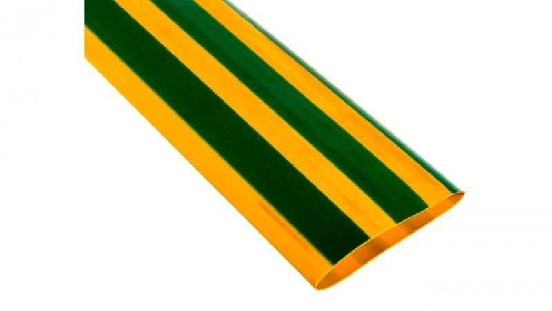 CellPack Rura termokurczliwa cienkościenna CR 38,1/19,1 1 1/2 cala żółto-zielona 1m 8-7152