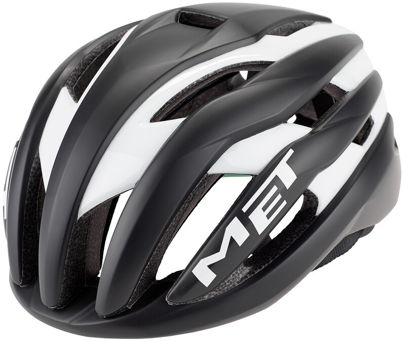 MET Trenta Kask rowerowy, black/white M | 56-58cm 2020 Kaski triathlonowe 57001807