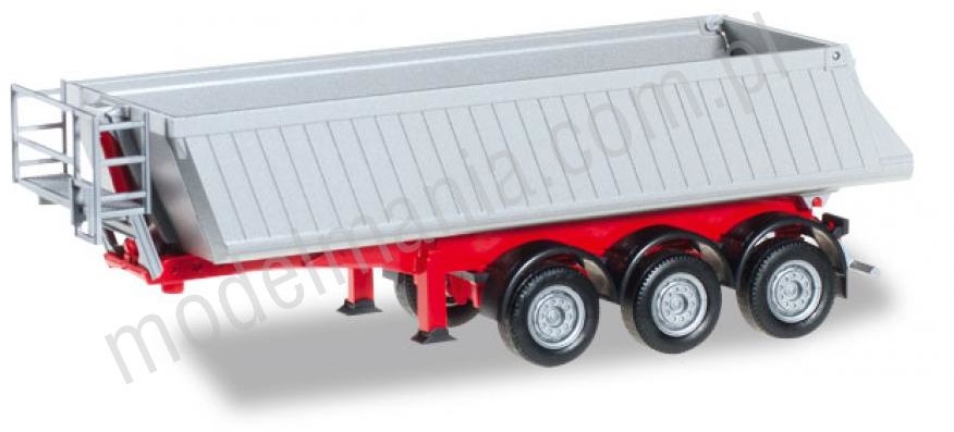 Herpa Wywrotka przyczepa Schmitz, 3-oś. czerwona 076548-002