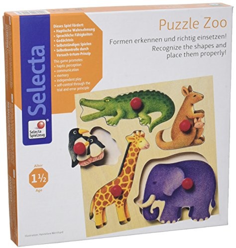 Selecta 62046 puzzle Zoo