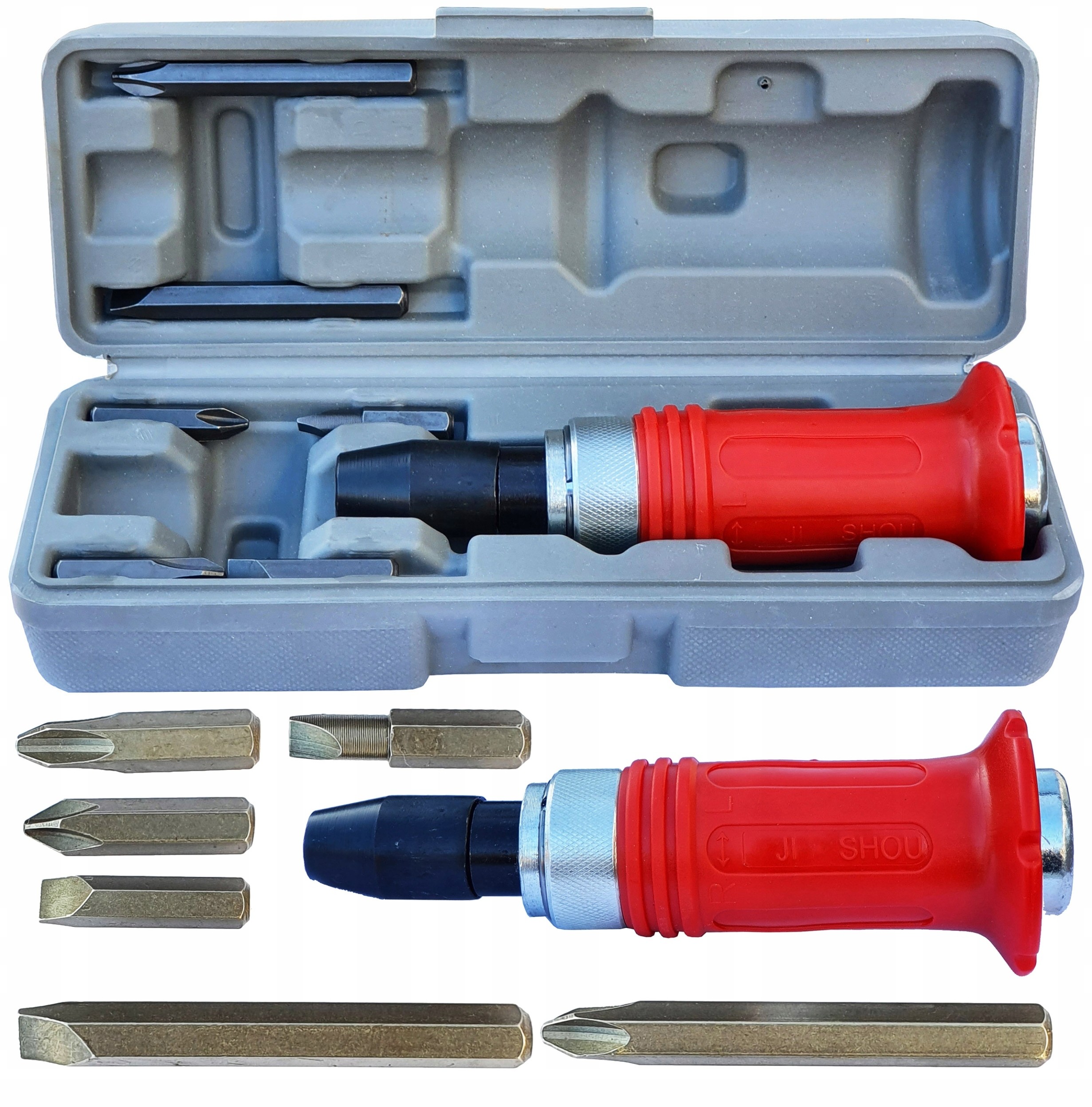 Wkrętak Udarowy Do Podbijania Wykrętak Bity Zestaw