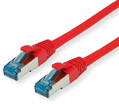 Value S/FTP Patch wire KAT6 A, czerwony 10m 21.99.1927