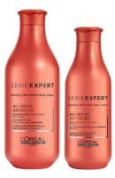 Loreal Inforcer zestaw do włosów łamliwych szampon 300ml + odżywka 200ml