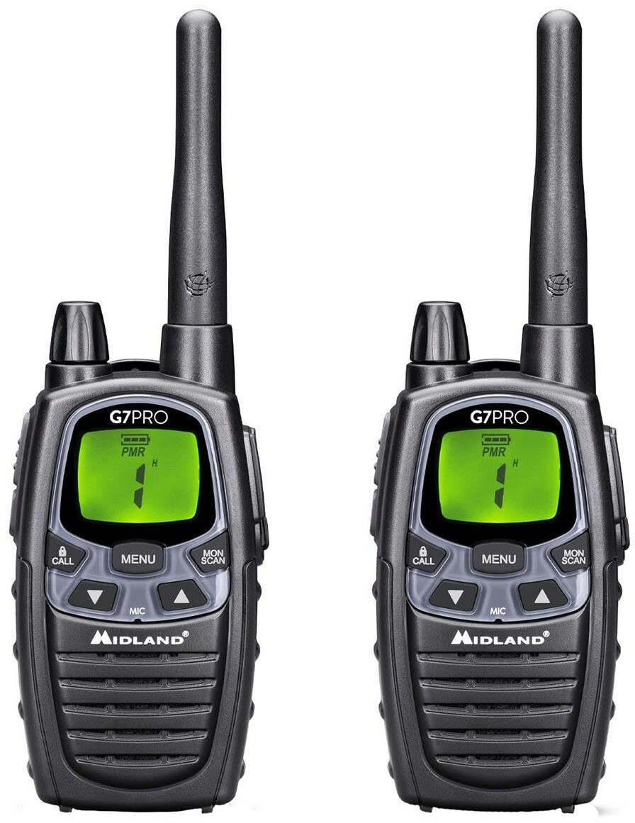 Midland Alan Radiotelefon G7 Pro PMR - czarny - 2 szt. (C1090.13) C1090.13