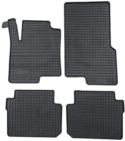 Petex Dywaniki gumowe pasujące do Forfour od 11/2014 / Twingo od 09/2014 czarne 4-częściowe dopasowanie 4028985445117