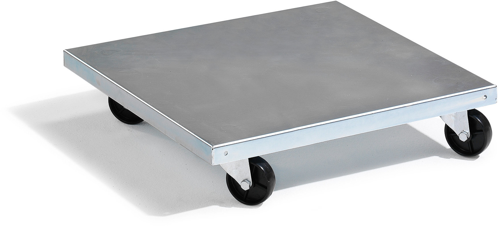 AJ Produkty Wózek galwanizowany, 180 kg, 500x500x120 mm