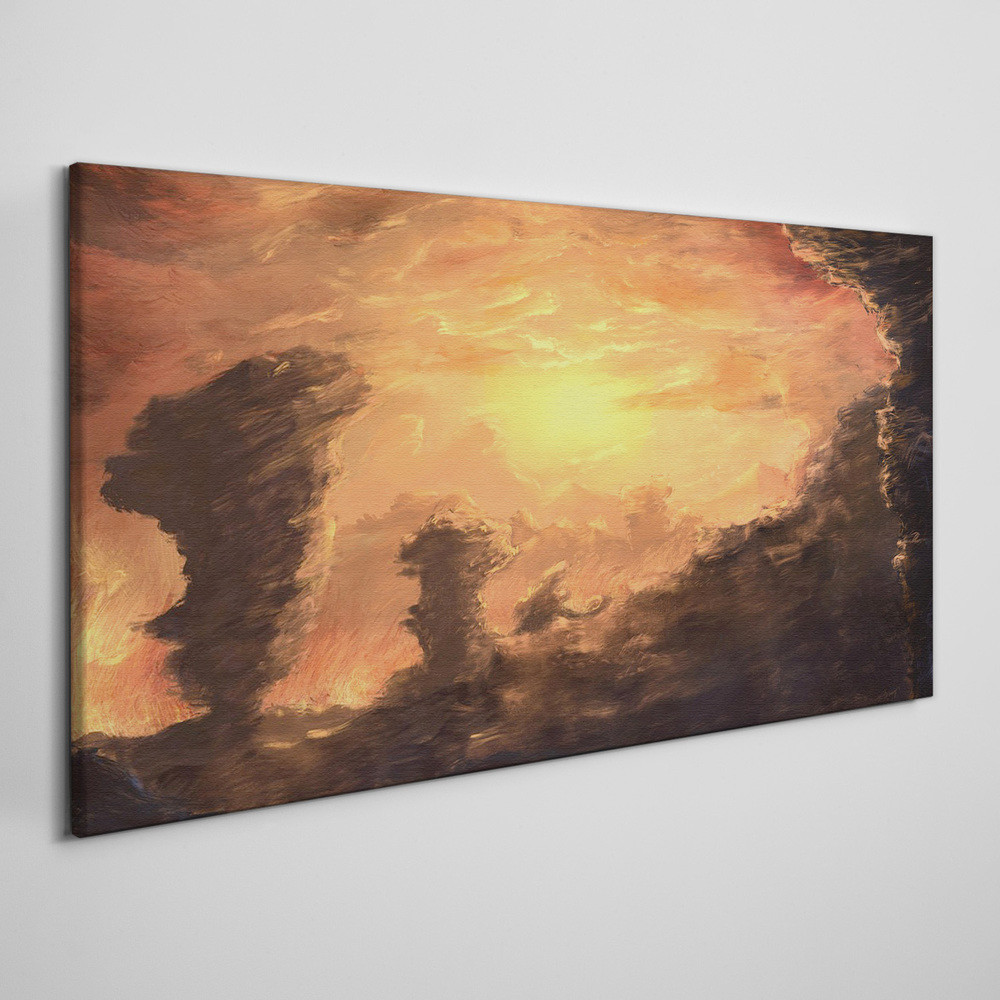 PL Coloray Obraz Canvas niebo zachód słońca natura 100x50cm