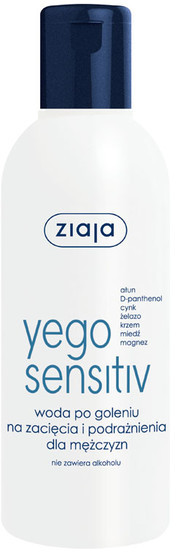 Ziaja Ziaja Yego Sensitiv woda po goleniu na zacięcia i podrażnienia dla mężczyzn 200ml