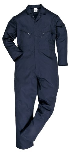 Portwest C813 kombinezon roboczy na zamek błyskawiczny, kieszeń na telefon komórkowy, dostępny w rozmiarach: S-5XL, granatowy (marineblau) C813NARXL