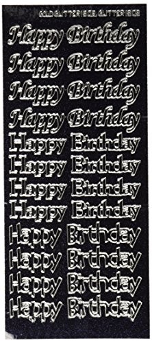 Unbekannt dazzles stickers 2/PKG-Happy Birthday greetings 1909