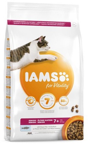 IAMS For Vitality Cat Senior Ocean Fish 3 kg