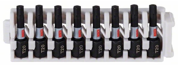 Bosch BITS IMPACT T20 25MM 8STK 2608522380