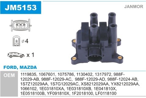JANMOR Cewka zapłonowa JM5153