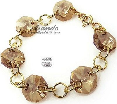 Swarovski Arande Bransoletka Złote Srebro Kolory 2318370979