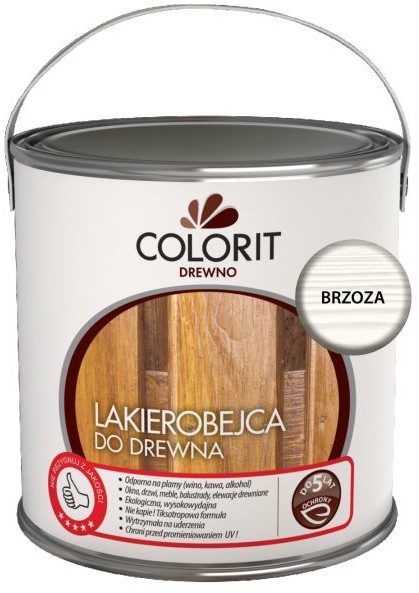 Colorit Lakierobejca do drewna  Drewno brzoza 2 5 l