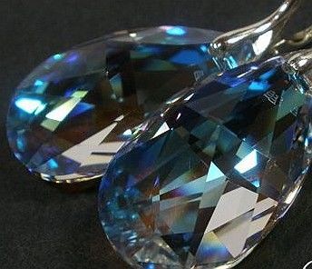 Arande OKAZJA SWAROVSKI DUŻY KOMPLET BLUE AURORA HOLOGRAM 1588979219