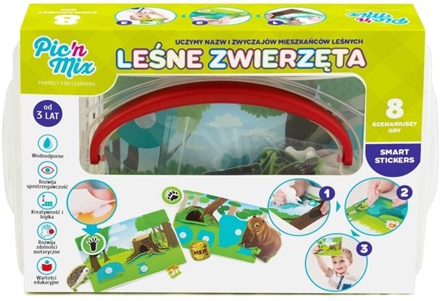 Pic`n Mix Pic'n Mix, gra edukacyjna Leśne Zwierzęta