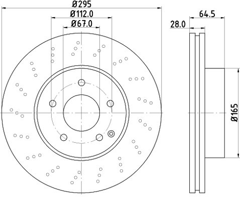 HELLA PAGID Tarcza hamulcowa PAGID 8DD355114-391