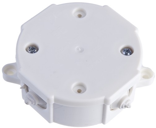 Elektro-Plast Puszka natynkowa hermetyczna IP41 okrągła 80x34 z wkładem 4x2,5 biała 0212-00
