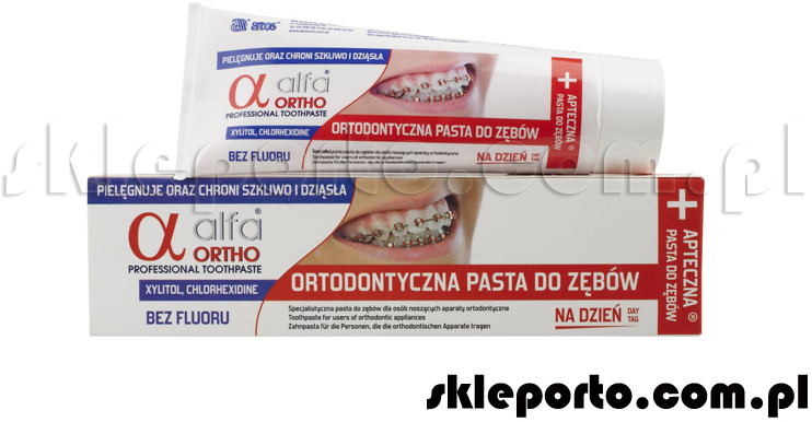 Alfa Alfa Ortho Dzień pasta ortodontyczna 75 ml - asortyment ortodontyczny