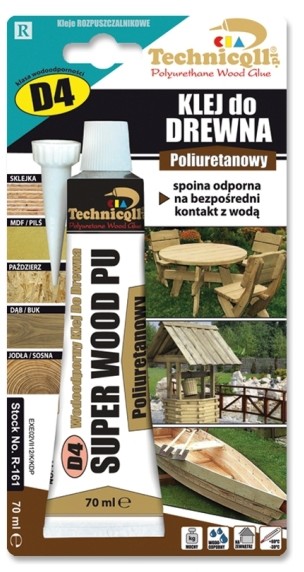 Tytan Technicqll do drewna poliuretanowy D4 70 ml