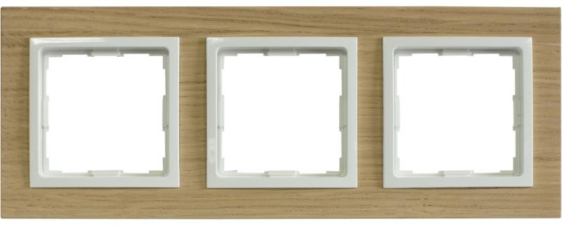 KOS Elektro System Vena 2 dąb naturalny ramka 3 drewno kos_5222383